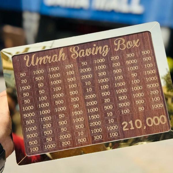 Umrah Saving Box – Islamic Travel Savings Piggy Bank for Hajj & Umrah Goals