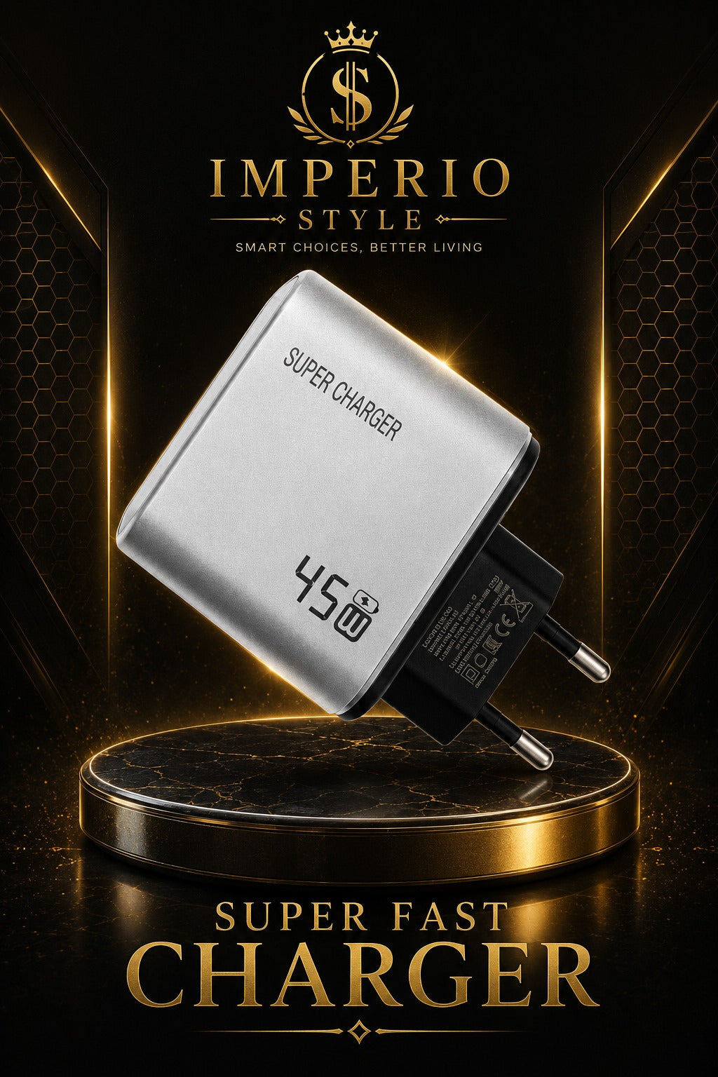 Super Fast Charger Adapter – High-Speed USB-C Power Adapter