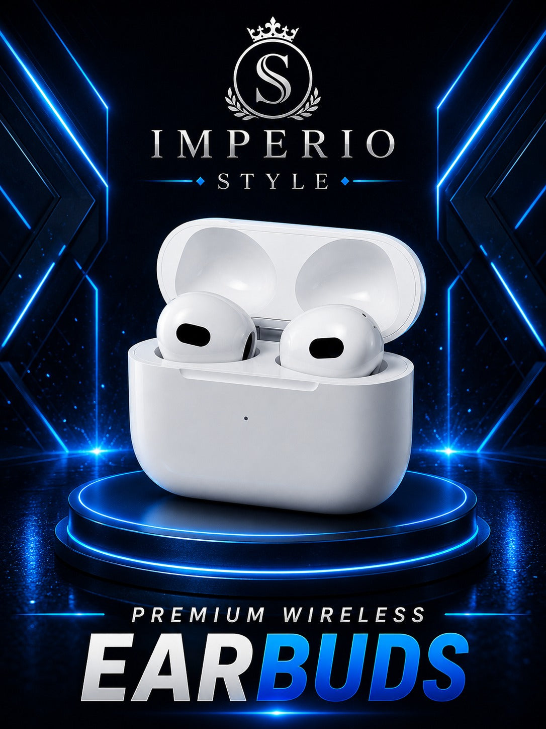 Wireless Bluetooth Earbuds – Hi-Fi Stereo Sound & Long Battery Life
