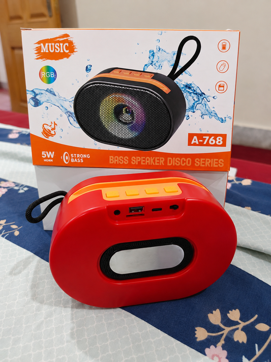 A-768 Bluetooth Speaker β Powerful Bass & Portable Design