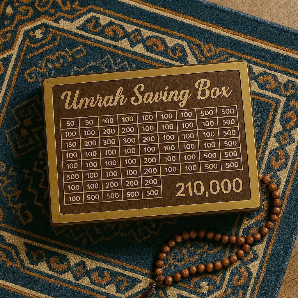Umrah Saving Box – Islamic Travel Savings Piggy Bank for Hajj & Umrah Goals