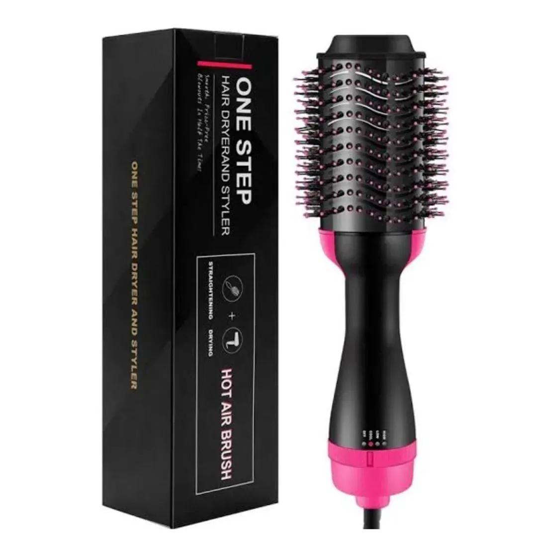 One Step Hair Dryer Styler – 2-in-1 Hot Air Brush for Drying, Straightening & Volumizing