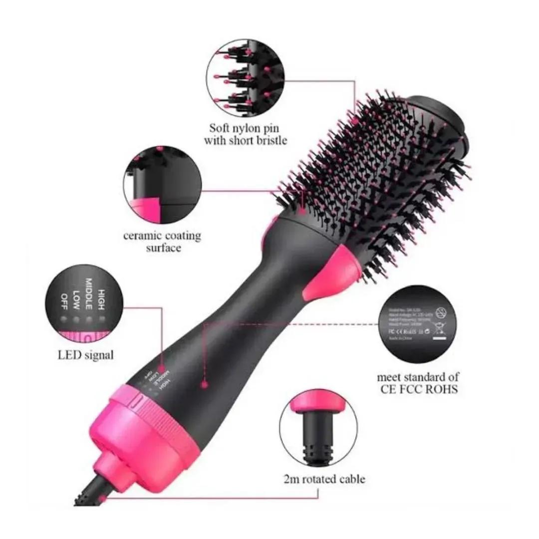 One Step Hair Dryer Styler – 2-in-1 Hot Air Brush for Drying, Straightening & Volumizing