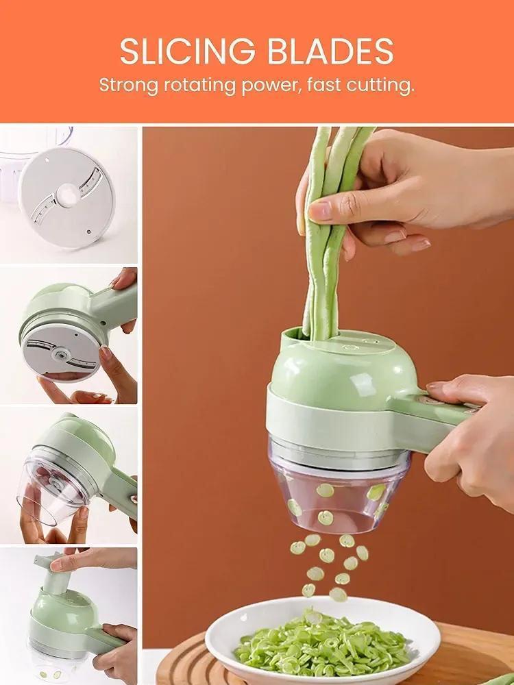 Electric Food Chopper – Powerful One-Touch Mini Food Processor for Vegetables, Fruits & More