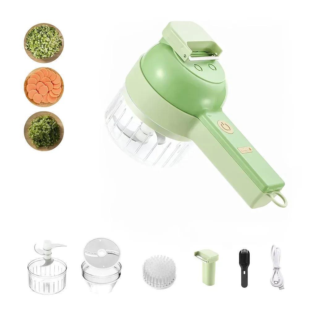 Electric Food Chopper – Powerful One-Touch Mini Food Processor for Vegetables, Fruits & More