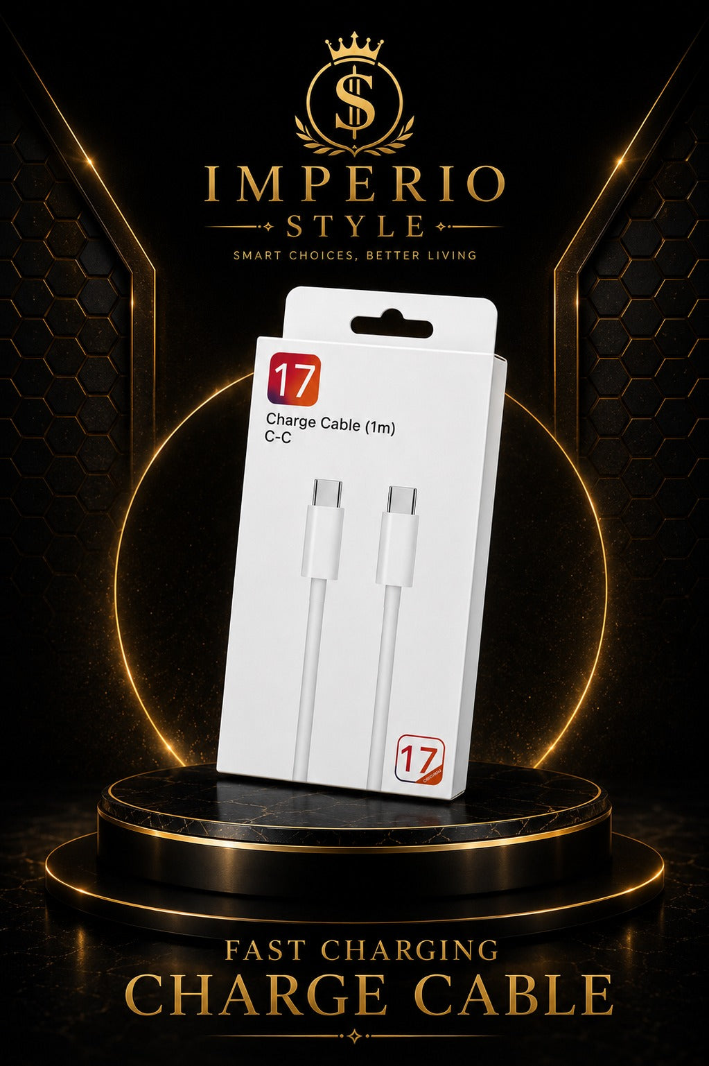 Fast Charging Cables – Type-C to Type-C & USB-C to iPhone (Lightning) Cable