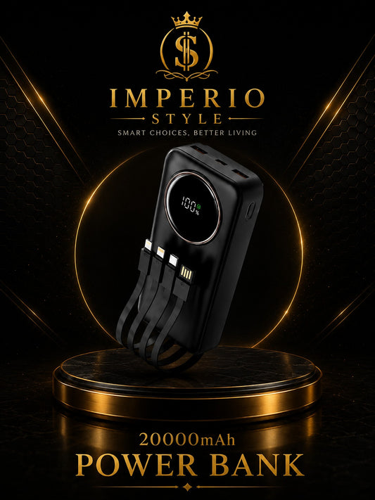 Fast Charging Power Bank 20000mAh – Portable High-Capacity Power Bank