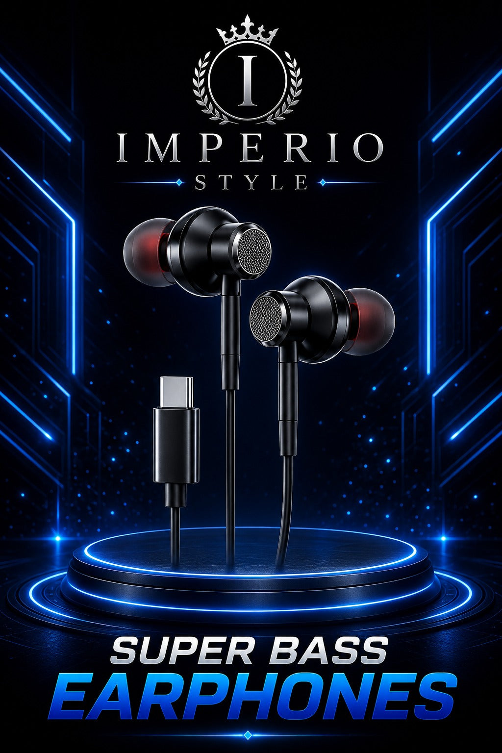 Moon Light  Handsfree – Universal Wired Earphones with Clear Sound & Deep Bass