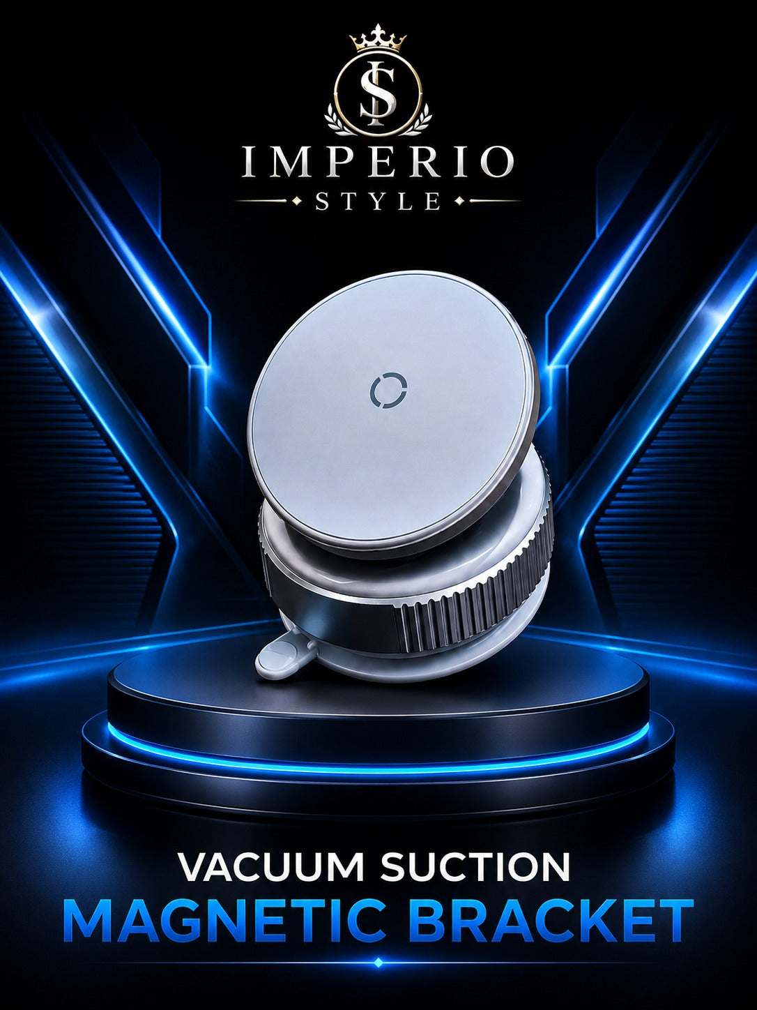 Vacuum Suction Magnetic Bracket – Strong Hold, Easy Mount, Multi-Surface Phone & Device Holder
