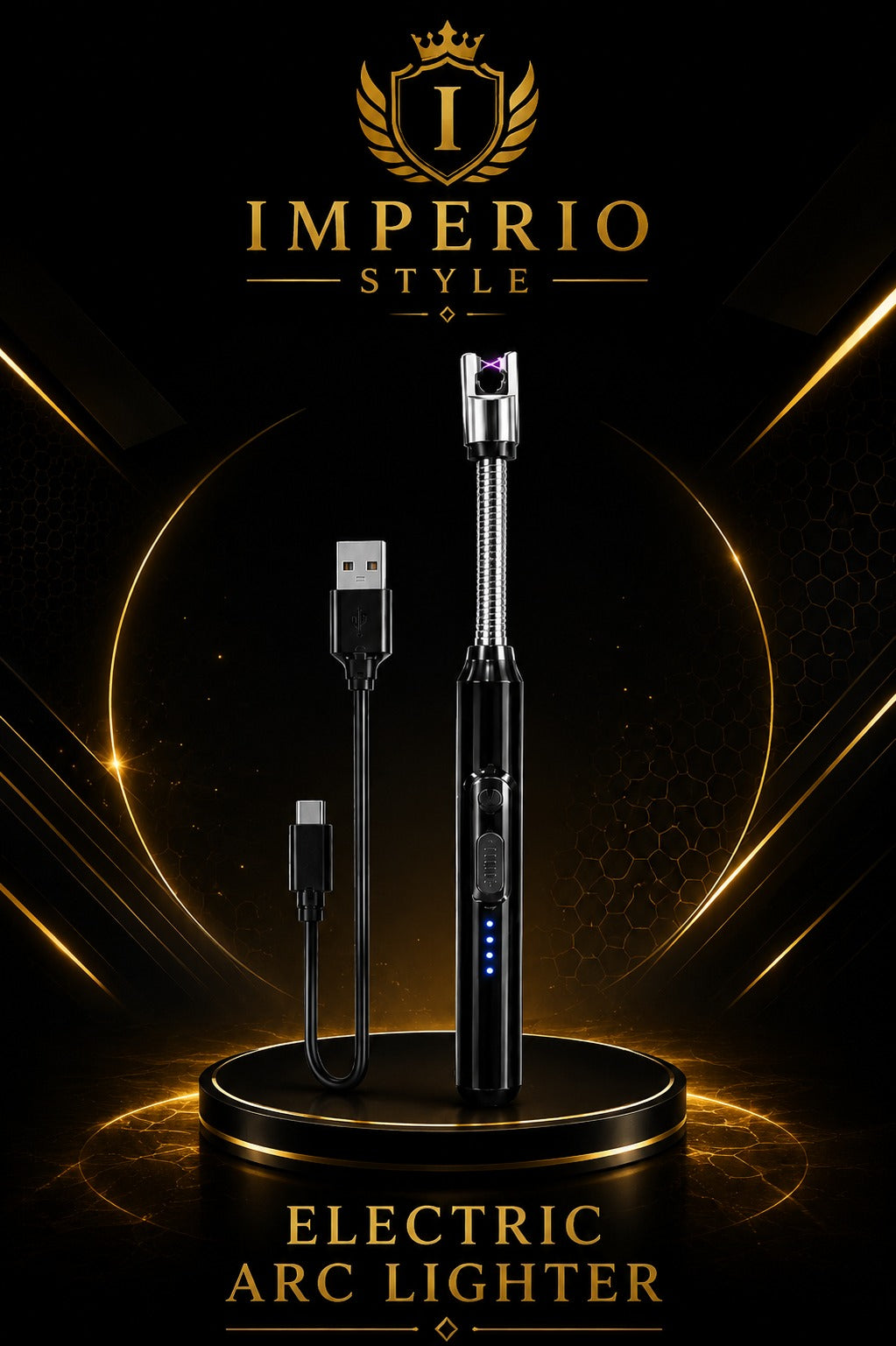 Electric Arc Lighter – Rechargeable Windproof USB Plasma Lighter