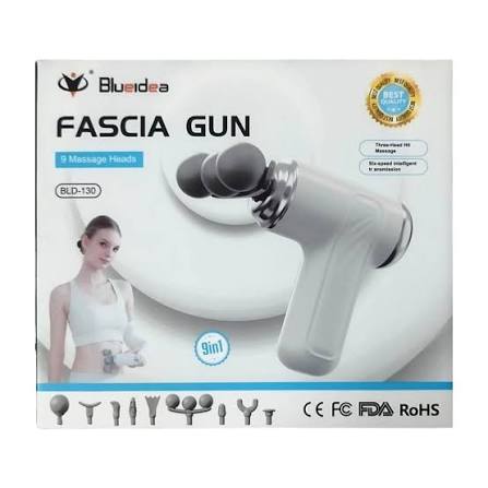 Blueidea BLD-130 Fascia Gun | 9-in-1 Massage Gun 🔥