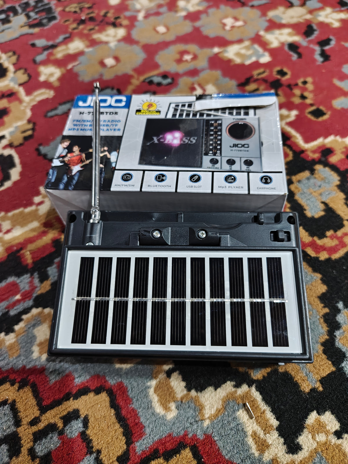 JIOC X-BASS H-760BTDS Retro Radio – FM/AM/SW, Bluetooth, USB & TF Card Music Player