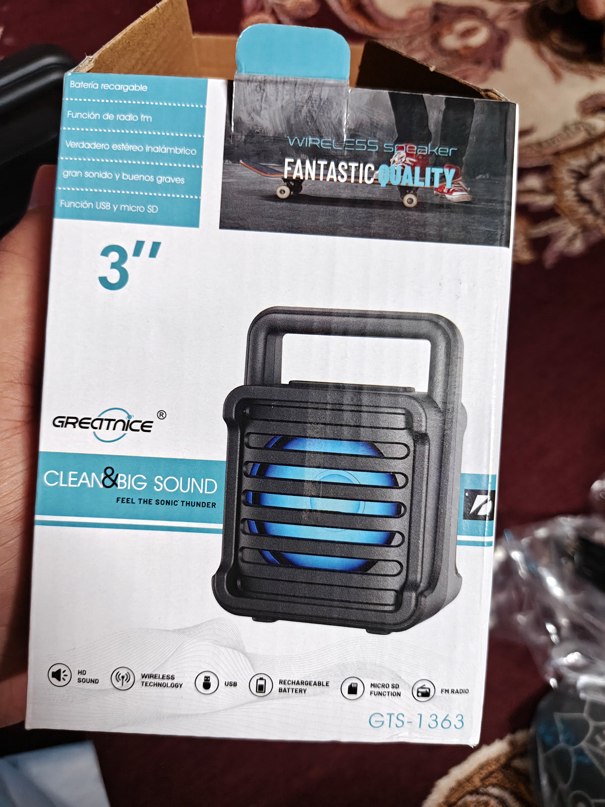 GTS-1363 Bluetooth Speaker – Chhota Size, Bara Dhamaka 🔥
