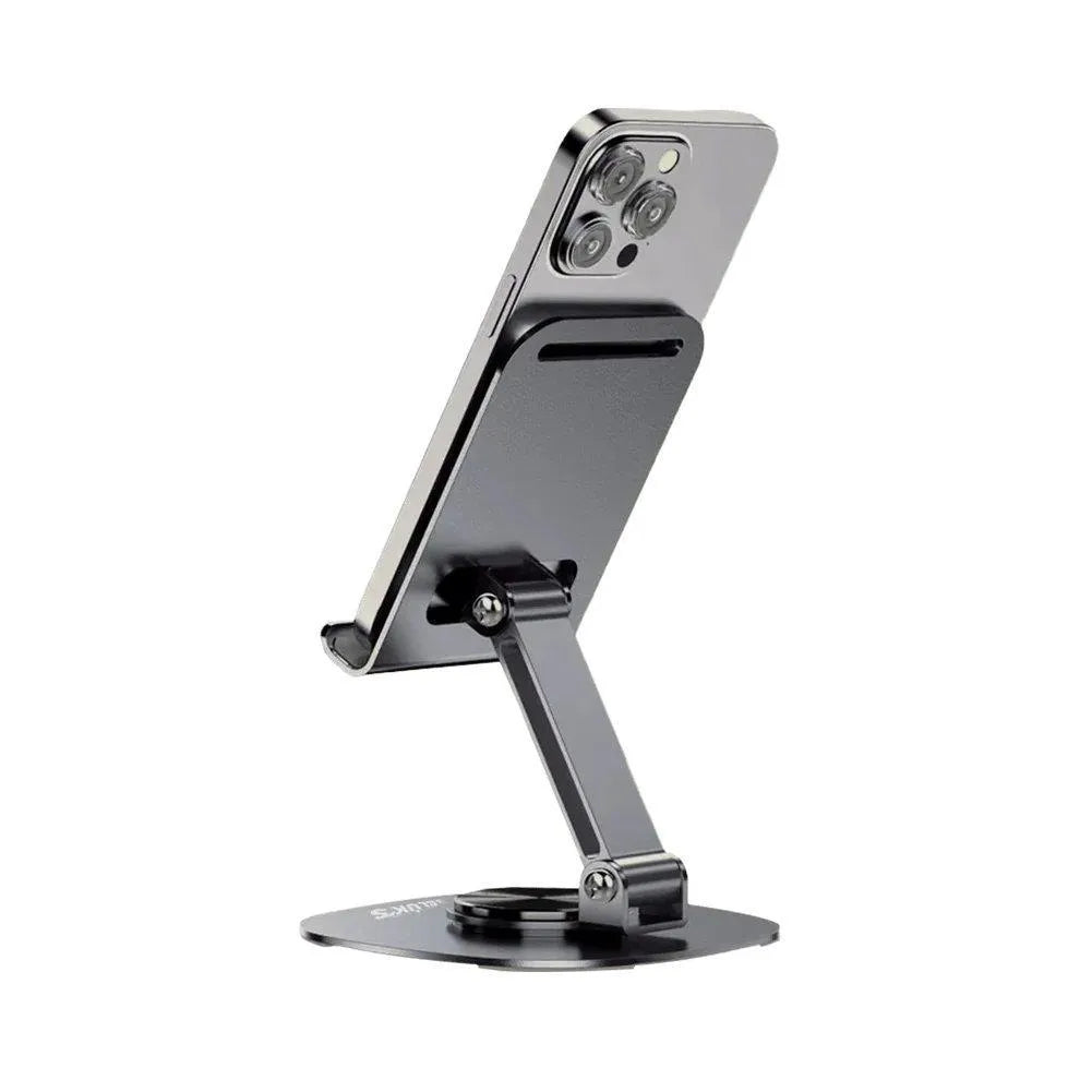 📱 Premium Metal Adjustable Mobile Phone Stand – Foldable Desktop Holder