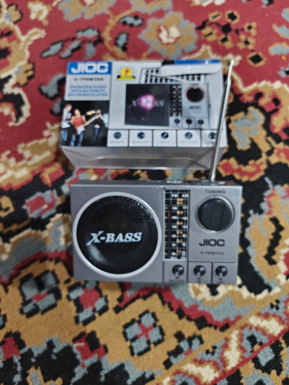 JIOC X-BASS H-760BTDS Retro Radio – FM/AM/SW, Bluetooth, USB & TF Card Music Player