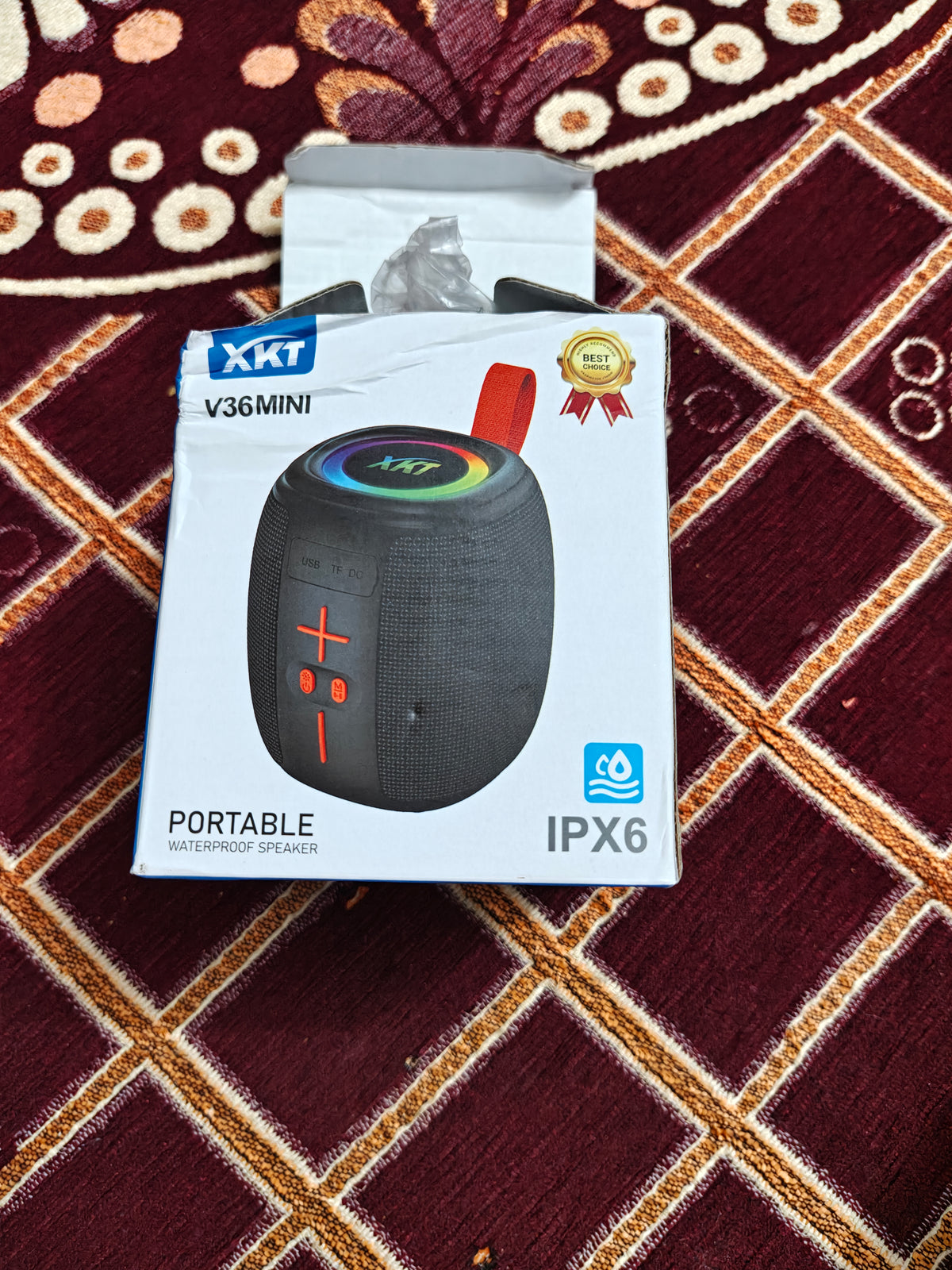 XKT V36 Mini IPX6 Waterproof Bluetooth Speaker – Powerful Bass Sound
