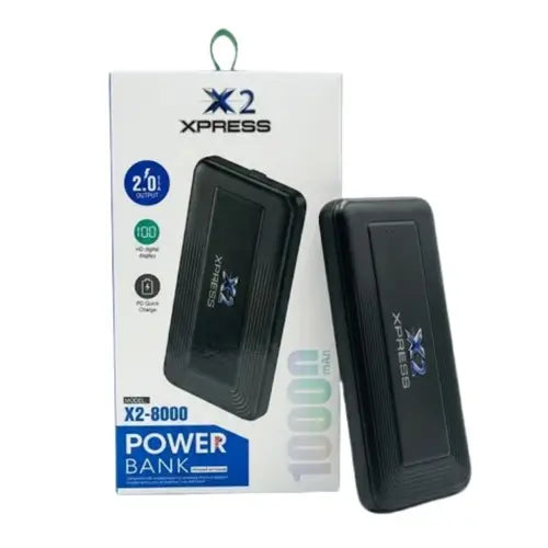 X2-800 Power Bank – High-Capacity Fast Charging Portable Power Backup 10000mah